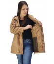 Parka Jaqueta Butu Biru Extra Grande Plus Size Feminino - Ocre